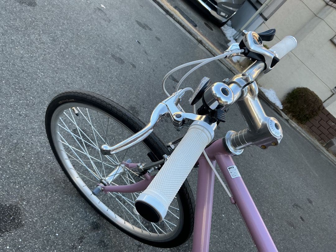 maico クロスバイク ピンク（紅藤） 24インチ【都内手渡し限定