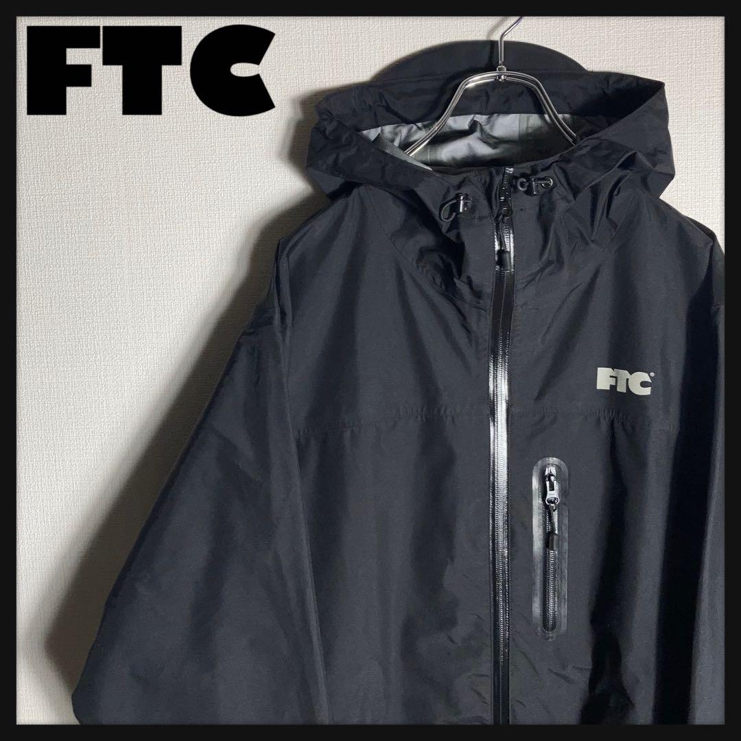 美品】FTC マウンテンパーカー ワンポイントロゴ 黒 XL - メルカリ