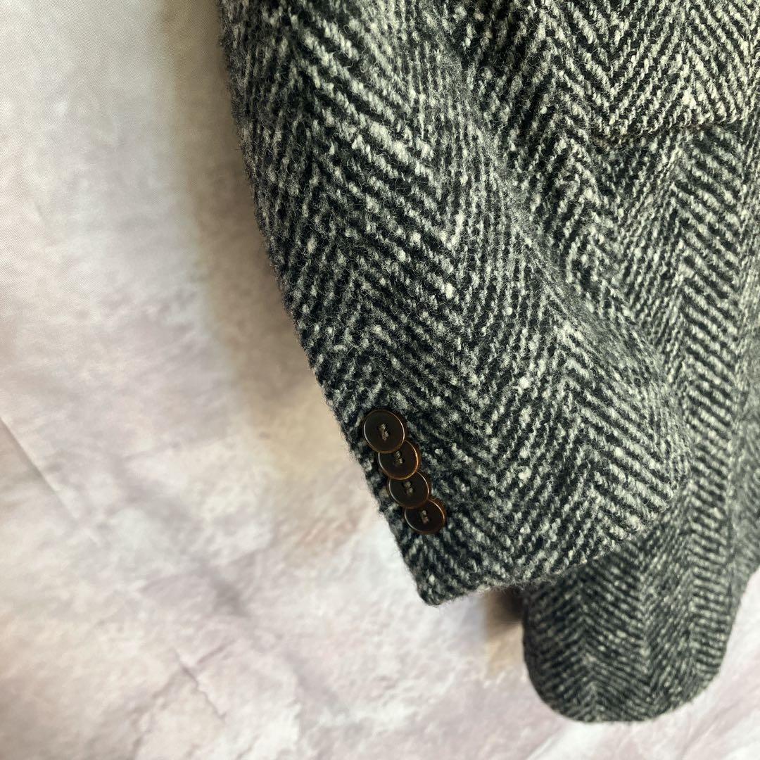 イタリア製✨Hevo イーヴォ【M】ミックスツイード ミドル丈　ジャケットコート