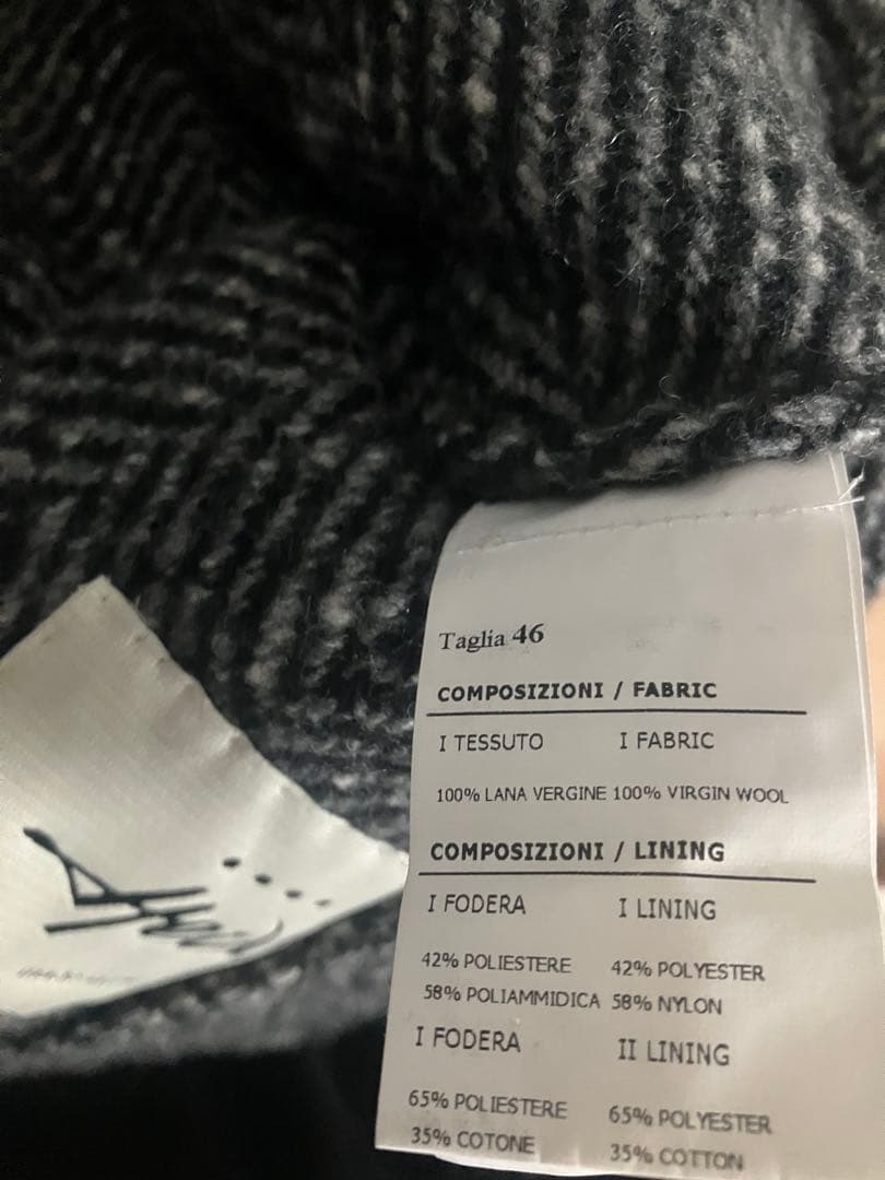 イタリア製✨Hevo イーヴォ【M】ミックスツイード ミドル丈　ジャケットコート