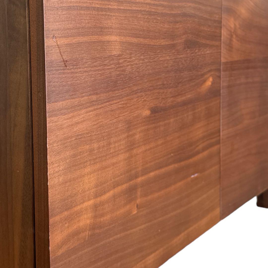 廃盤品】MUJI 無印良品 ウォールナット 脚付キャビネット - メルカリ