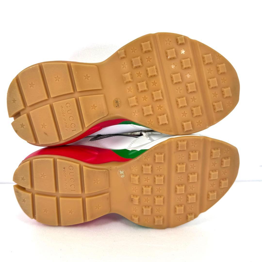 【GUCCI】 グッチ （23.5cm） Rhyton Sneakers 美品