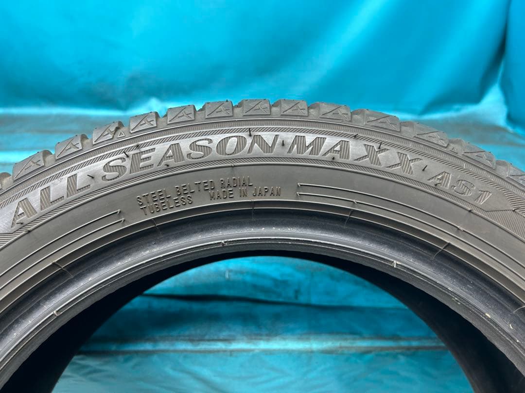 2024年製165/55R14バリ山！中古タイヤ2本セット　オールシーズンタイヤ