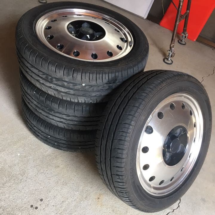 ダイハツ【ネイキッド】純正アルミホイール ＋タイヤ：セット - メルカリ