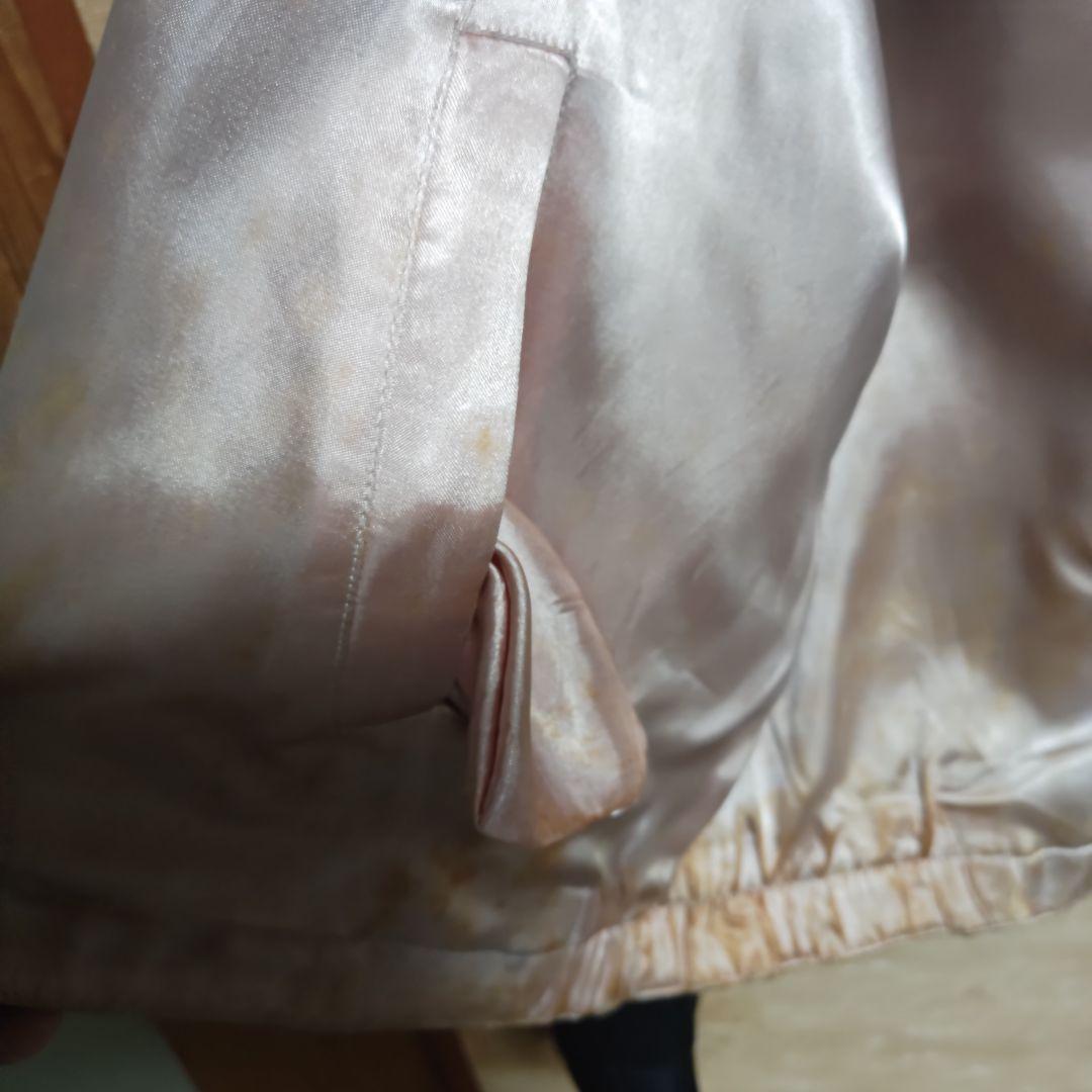 f*r様 ピンクドラゴン黒の刺繍スカジャンクリームソーダAngel