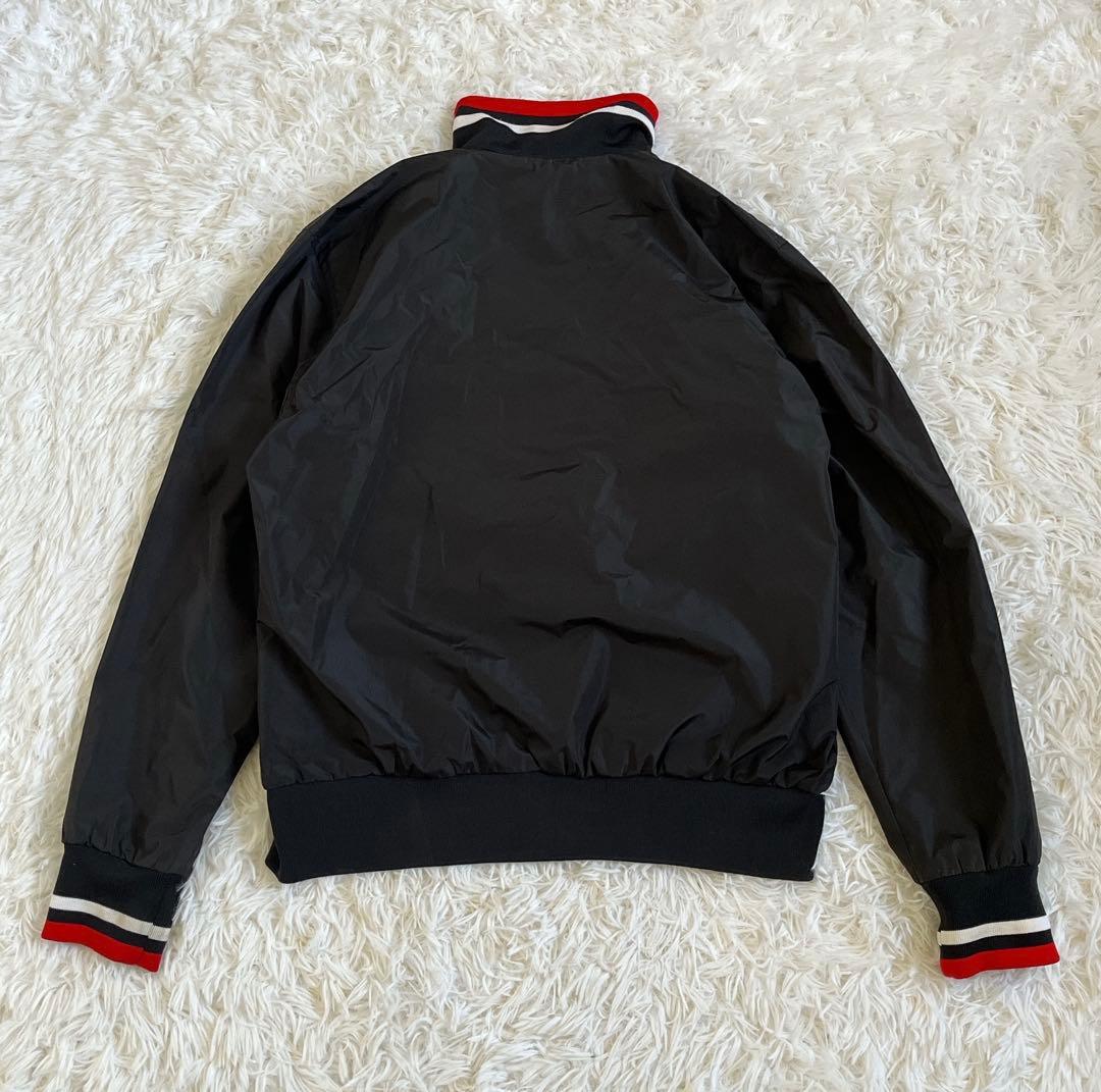 ポロラルフローレン ナイロン ジャケット ブルゾン 金 刺繍 黒 M