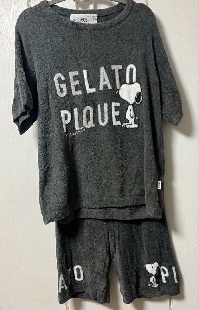 ジェラートピケ スヌーピー 上下セット - メルカリ