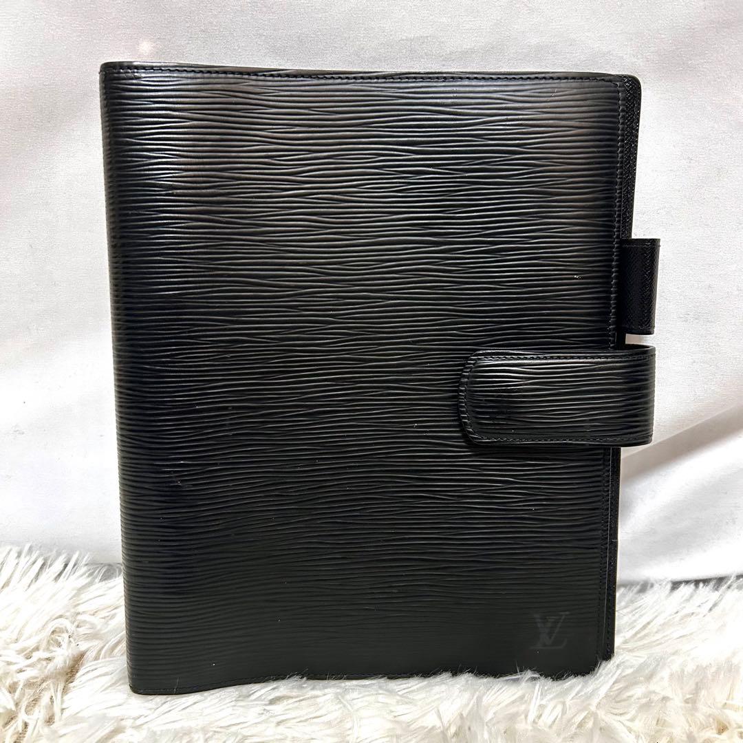 美品 LOUIS VUITTON アジェンダgm 手帳カバー エピ ブラック - メルカリ