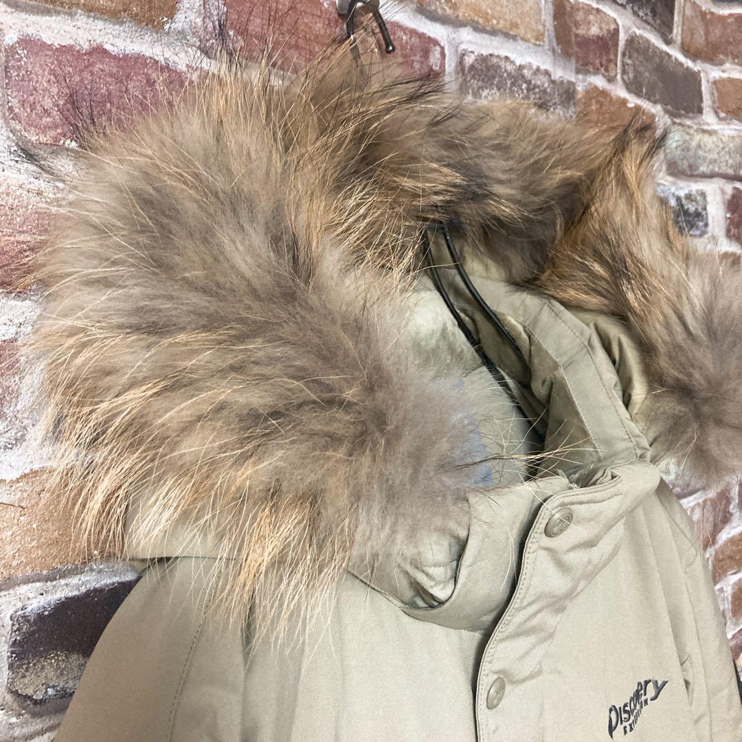 《希少》ディスカバリー　discovery ダウンジャケット　ファー付き　XL