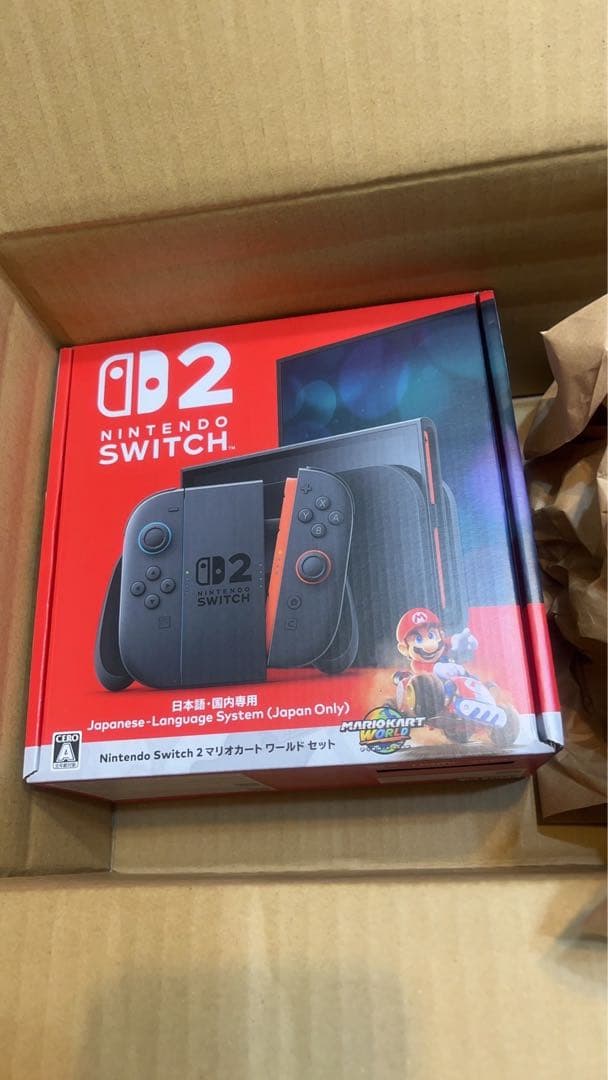 Nintendo Switch 2 日本語専用　マリオカートワールドセット Amazon.co.jp: Nintendo Switch 2(日本語・国内専用) マリオカート