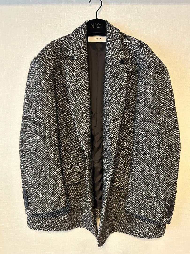 未使用に近い！LOHENローヘン 24AW ツイード ジャケットジャコット