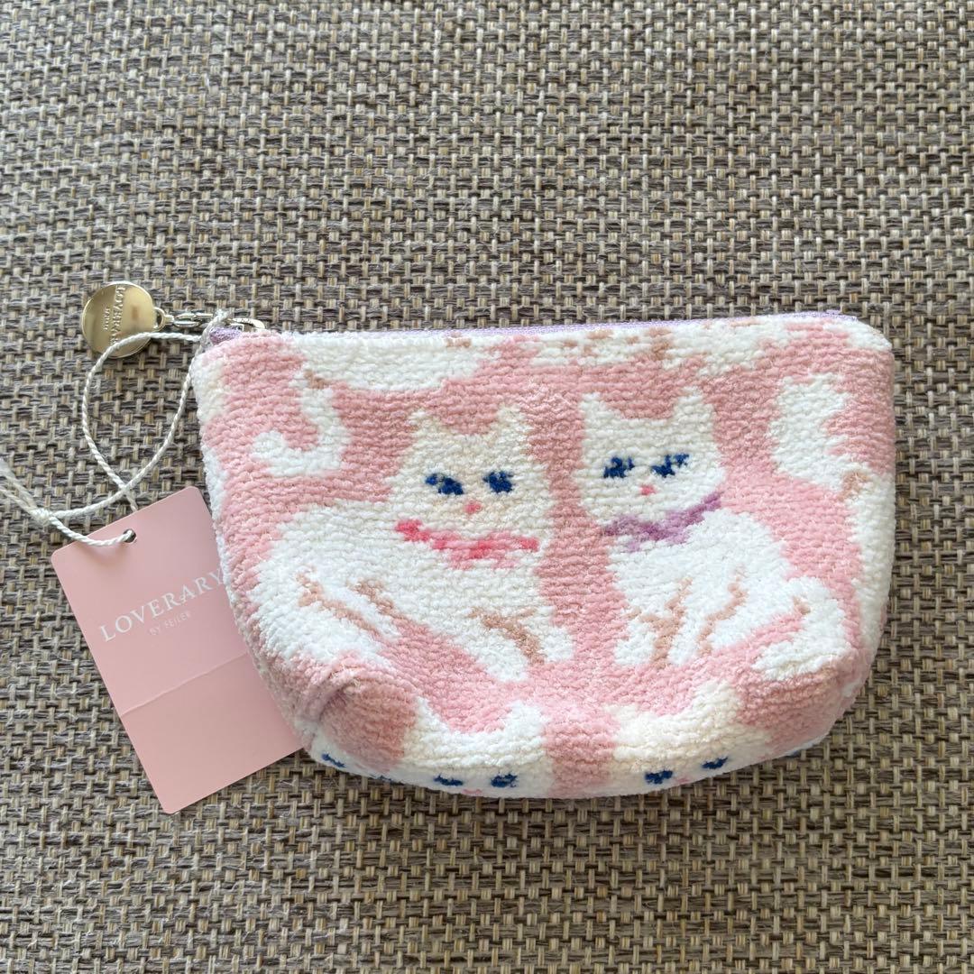 フェイラー モフモフネコチャン 舟型ポーチ S 舟形 ポーチ - メルカリ