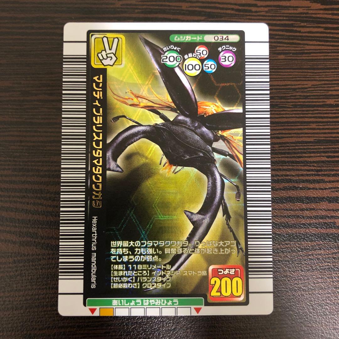 ムシキング マンディブラリスフタマタクワガタ 2005年夏限定デザイン