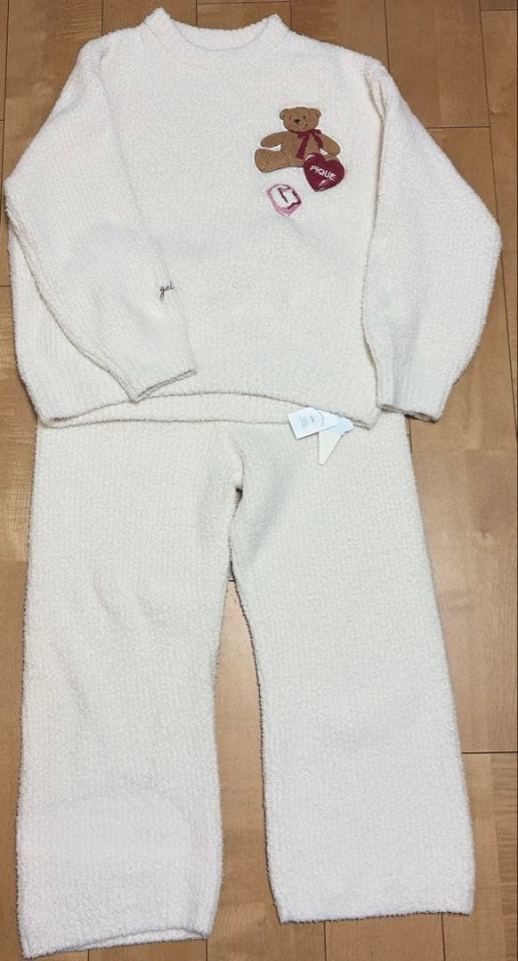 ジェラートピケ　ベビモコベアさがらプルオーバー&ロングパンツ ONLINE限定】ベビモコベアさがらプルオーバー＆ロングパンツセット