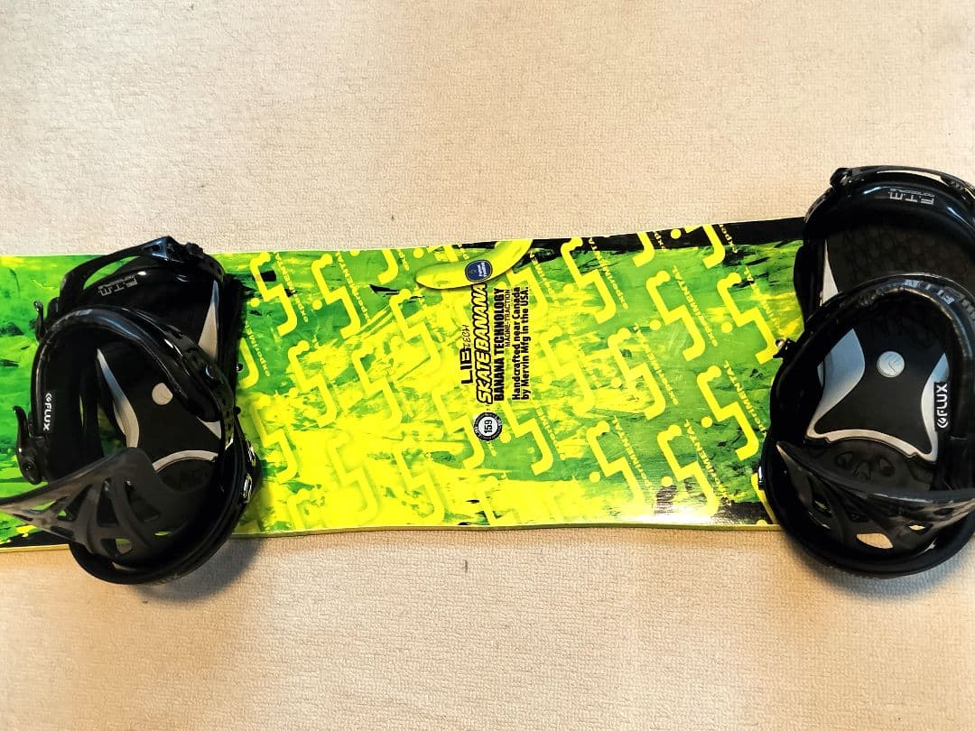 美品✨️ LIB TECH スケートバナナ 159cm FLUX バインセット|mercari