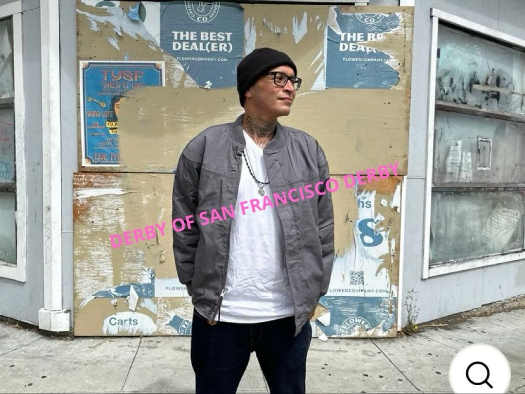 美品 ダービーオブサンフランシスコ 300チャコール ダービージャケット