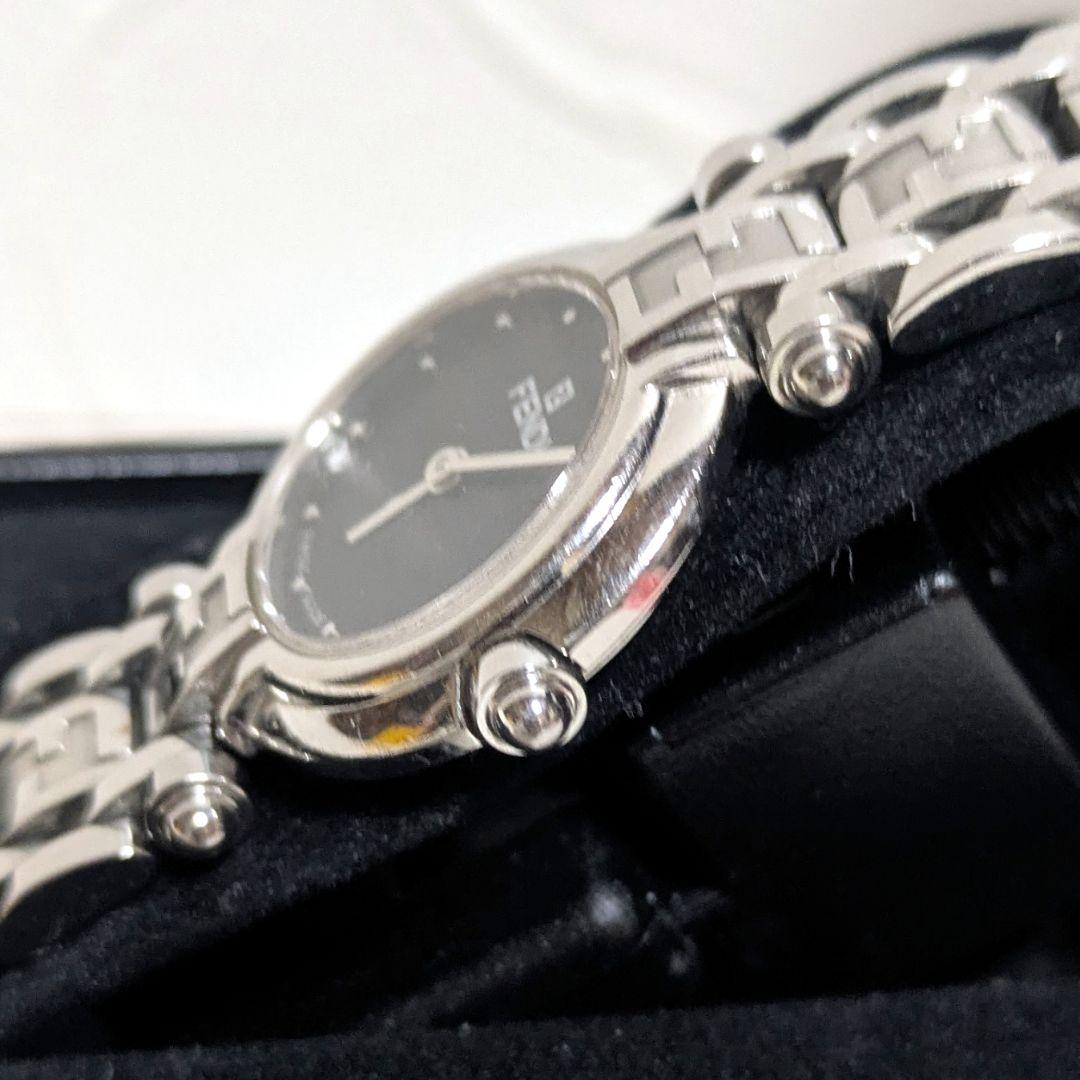 FENDI フェンディ ズッカ柄 クォーツ 腕時計 F75210L シルバー 箱