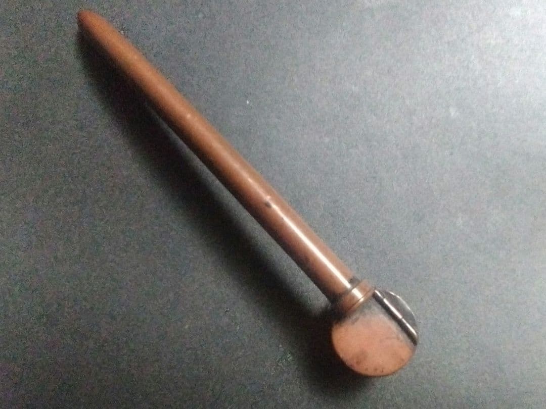 骨董 矢立 書道具 墨壺 古銅 - メルカリ