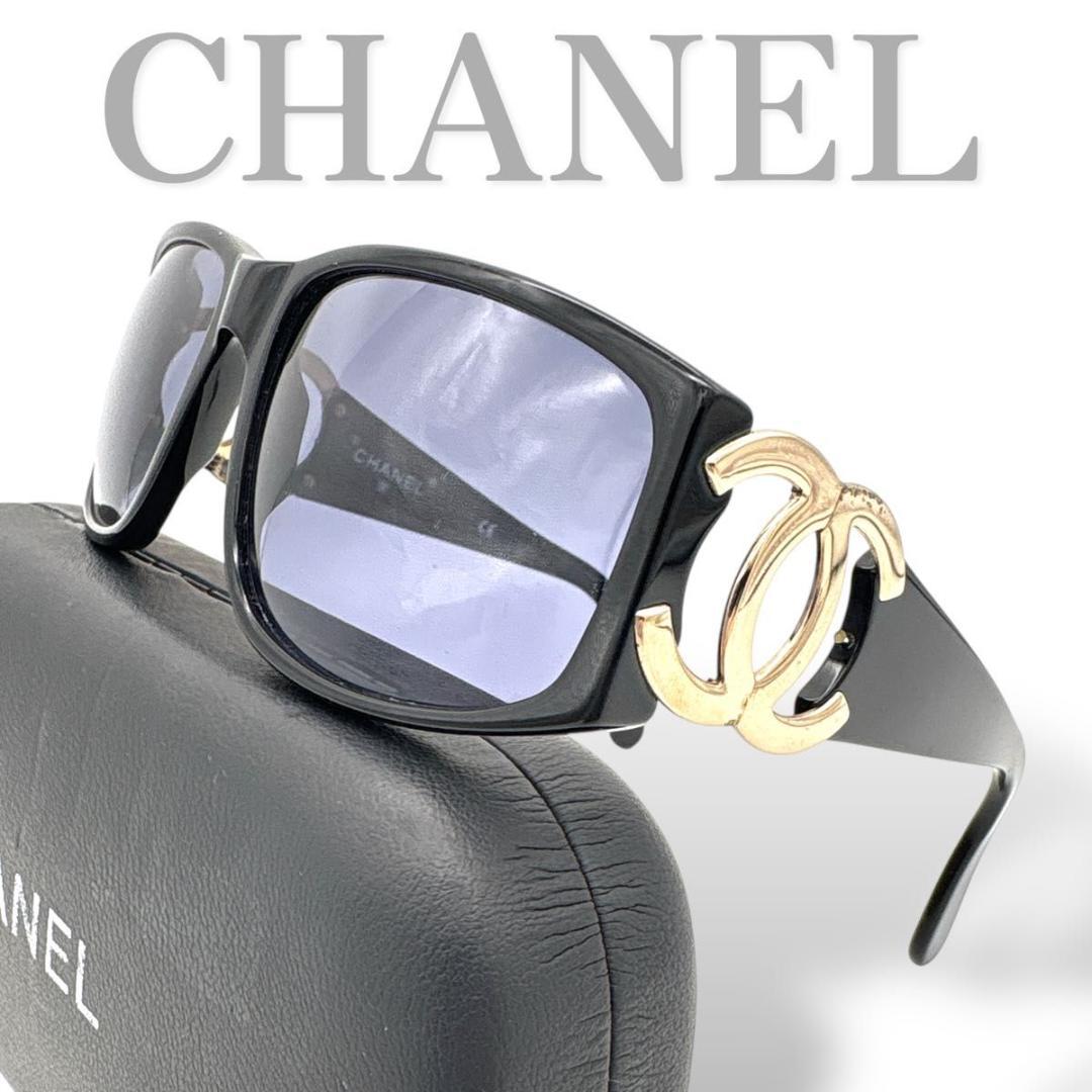 CHANEL sunglasses BLACK coco case gold ⑧ - メルカリ