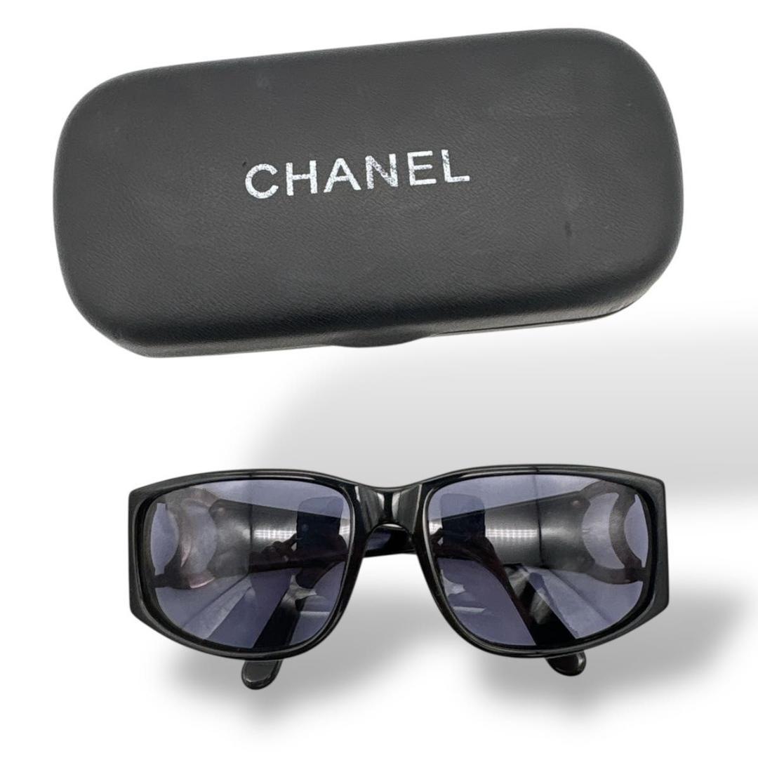 CHANEL sunglasses BLACK coco case gold ⑧ - メルカリ