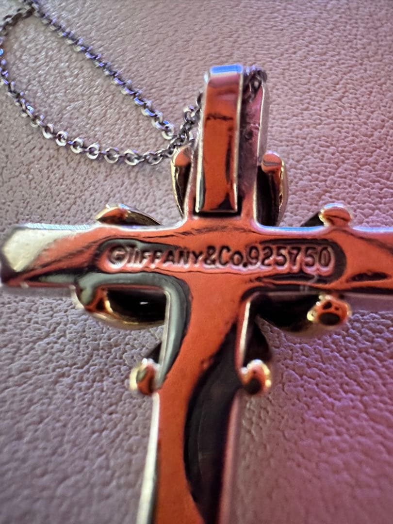 Tiffany＆Co. ティファニー シグネチャークロス コンビ 925/750 - メルカリ