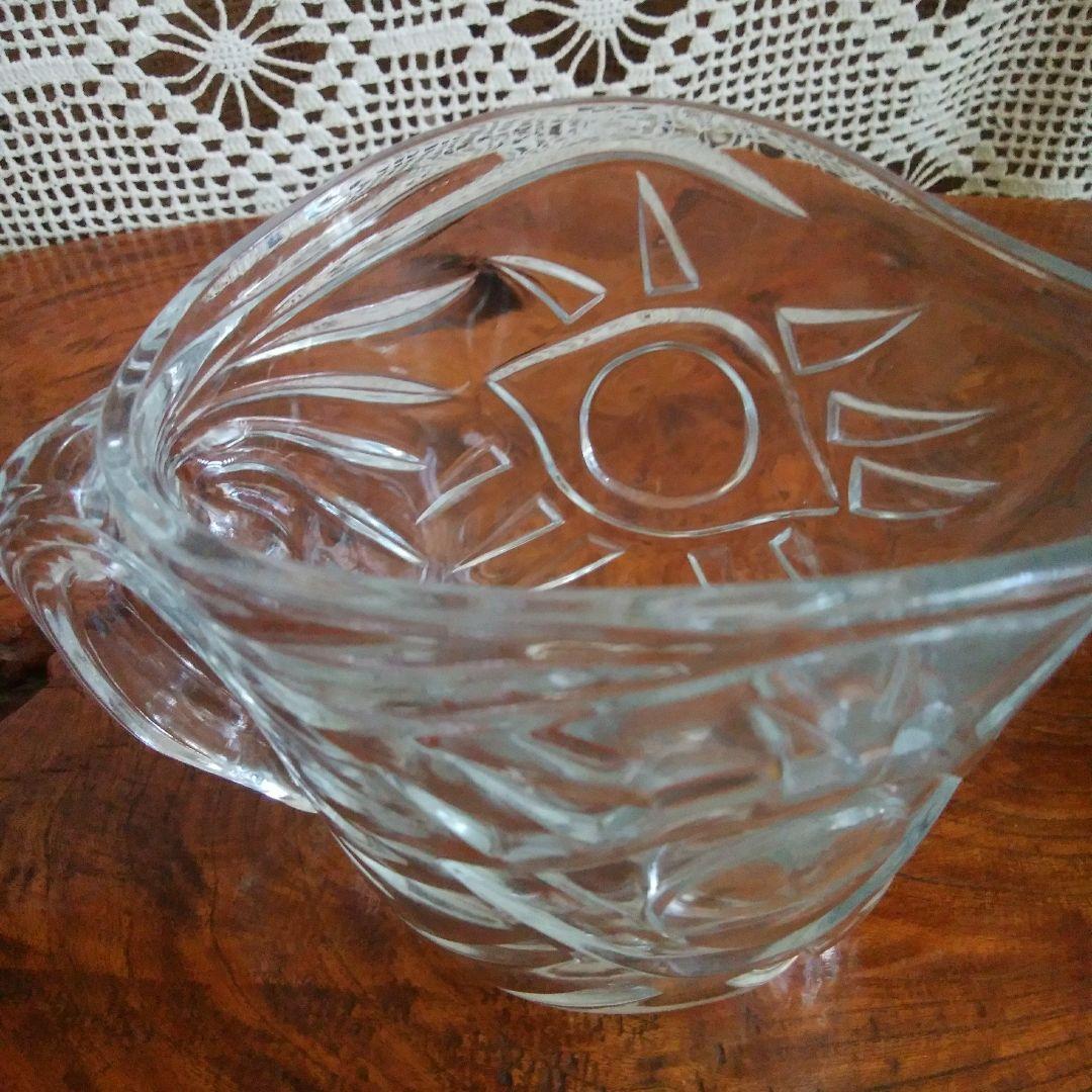 岡本太郎 ガラスピッチャー アイスペール まつげデザイン ネーム入り