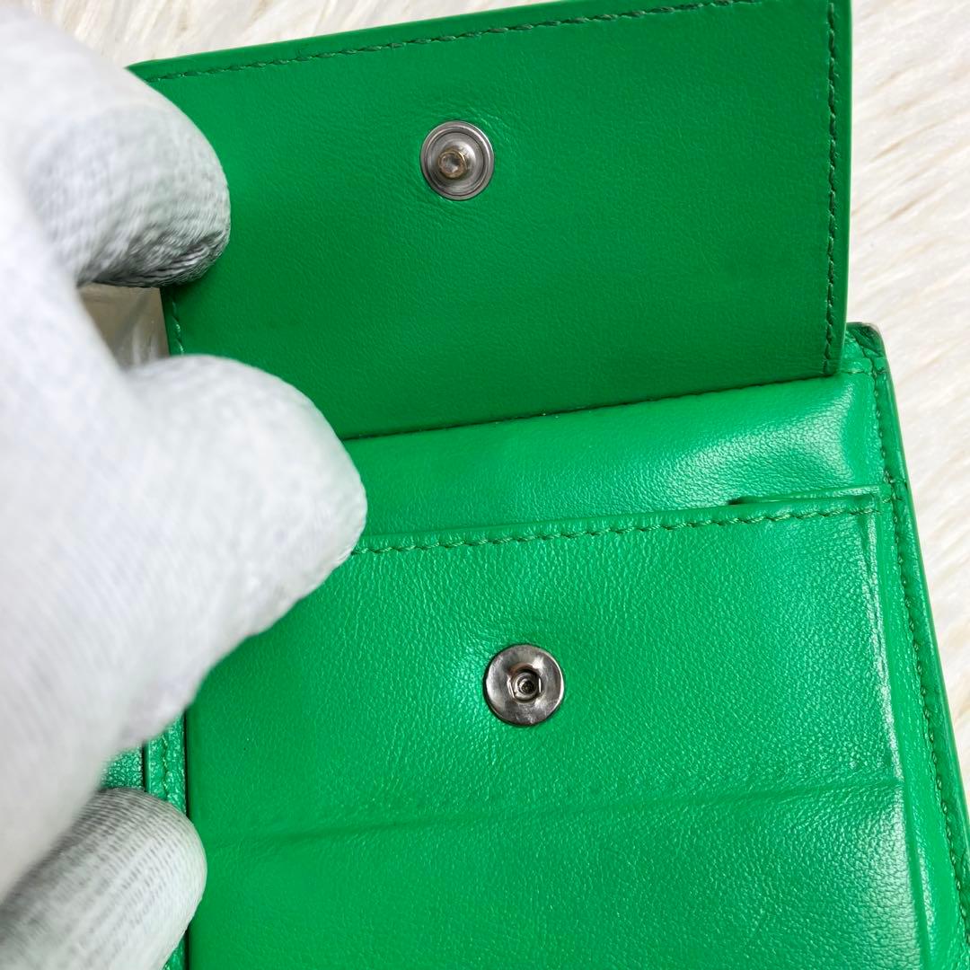 【良品】 ボッテガヴェネタ 二つ折り カセット パラキート IC内蔵