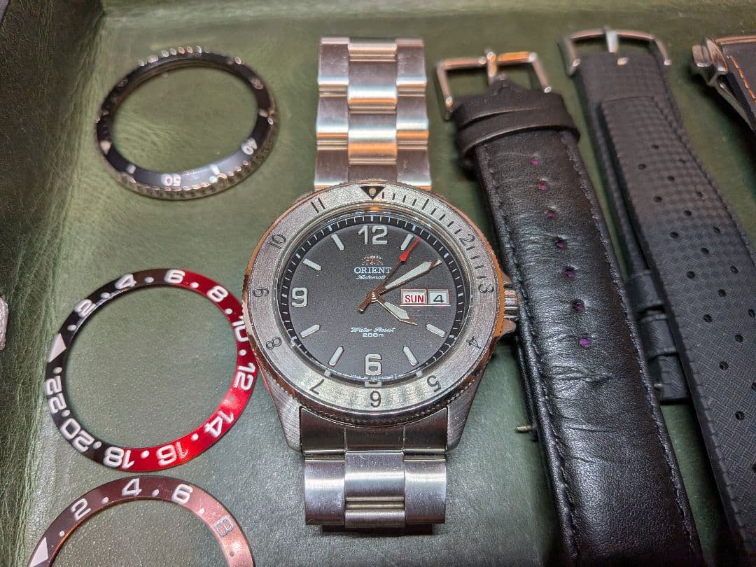 ORIENT マコ mod 自動巻き腕時計 オマケ付き