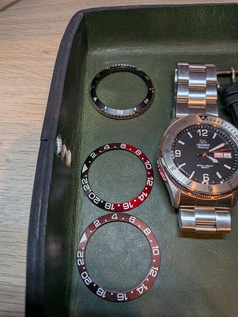 ORIENT マコ mod 自動巻き腕時計 オマケ付き