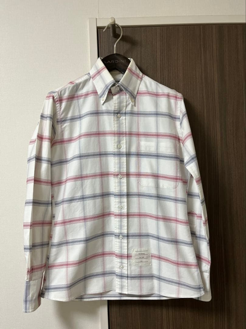 THOMBROWNEボタンダウンシャツ トリコロール - メルカリ