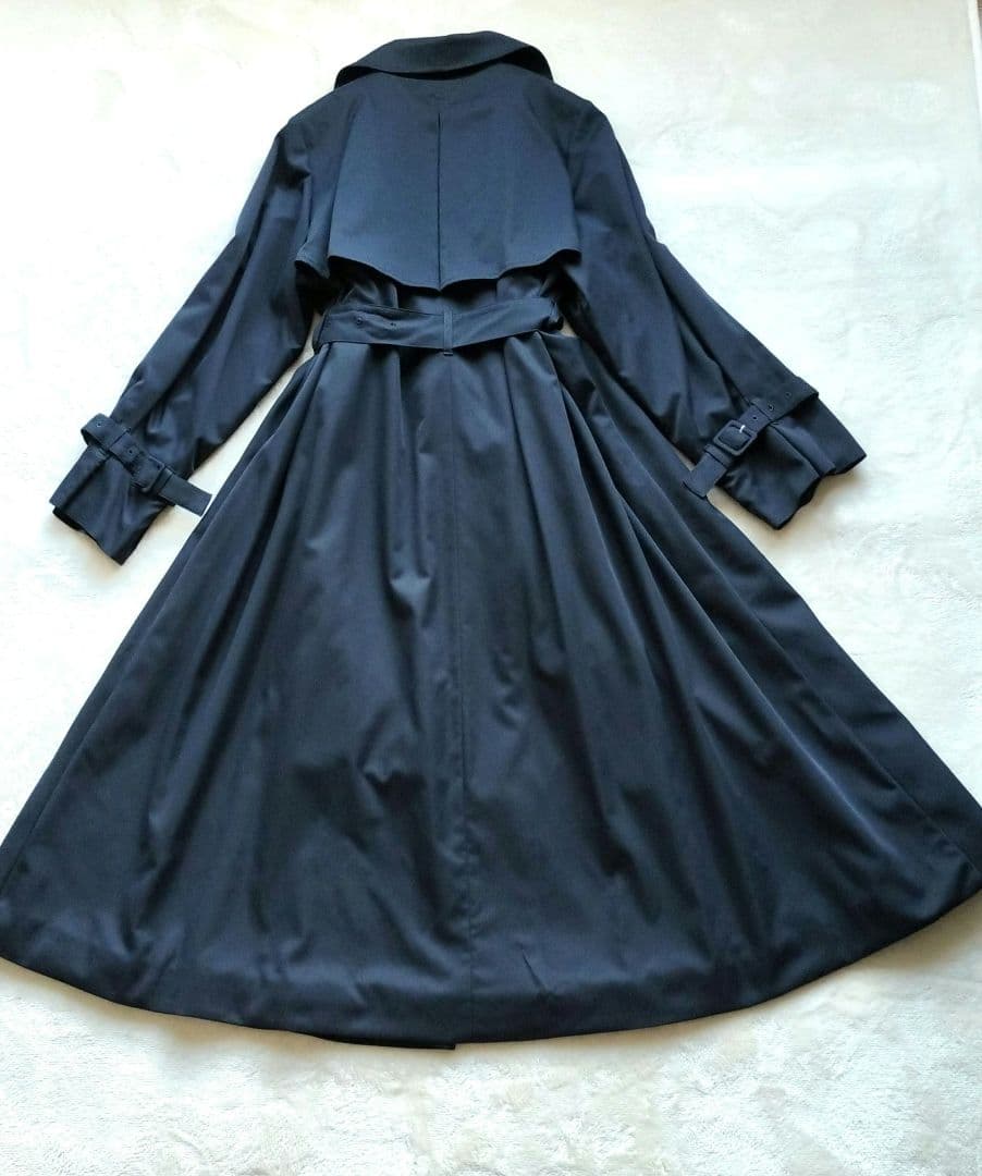 専用美品セルフォード ライナー付きAライントレンチコート ネイビー36紺