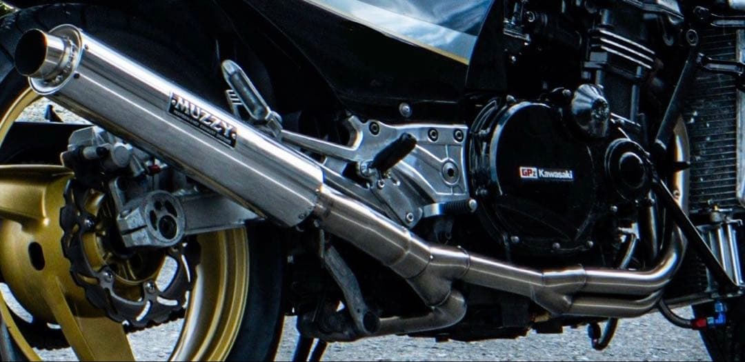 MUZZY マージー ステンレス フルエキゾースト マフラー GPZ900R - メルカリ