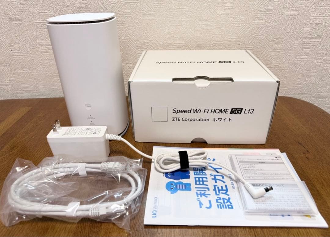 美品】ZTE Speed Wi-Fi HOME 5G L13 本体 - メルカリ