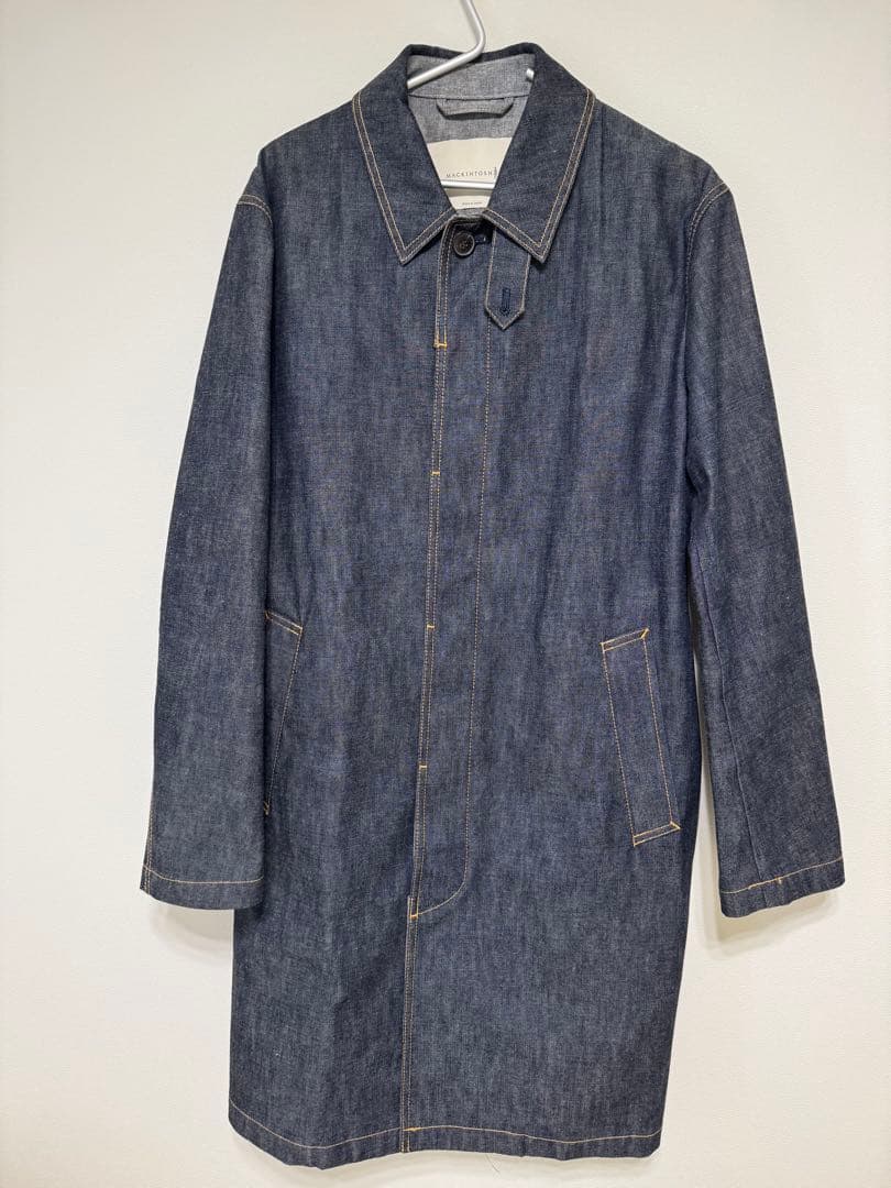 【マッキントッシュ】ステンカラーコート デニム D-MC001 42サイズ マッキントッシュ】ステンカラーコート デニム D-MC001 42サイズ