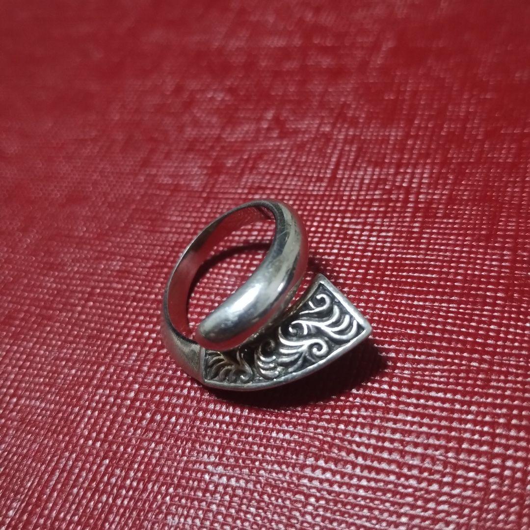 ナバホ族無名作家？G.U.刻印トライアングルシルバーリング925 - メルカリ