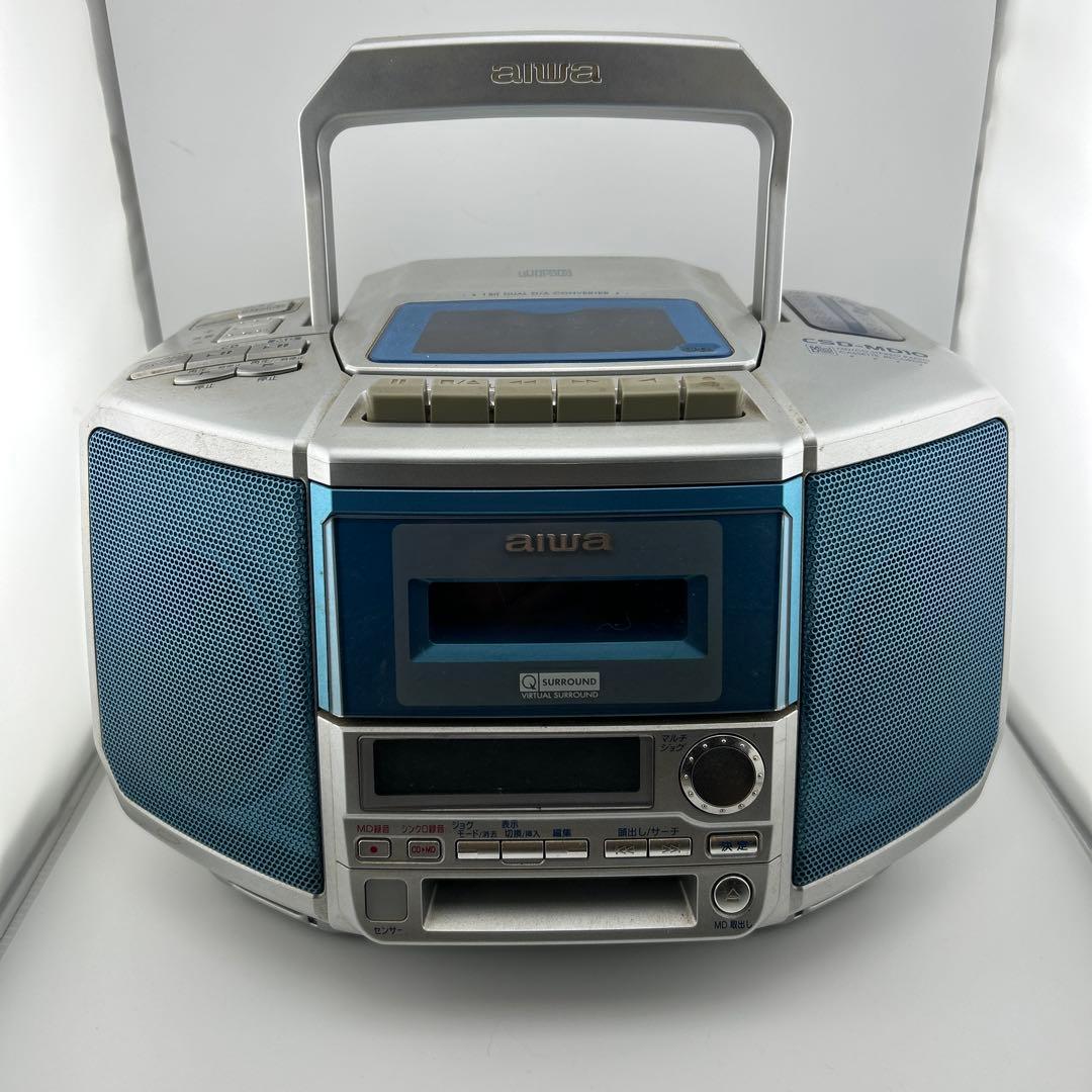 aiwa CSD-MD10 CD・MD・カセットデッキ ⭐️ジャンク品⭐️ - メルカリ