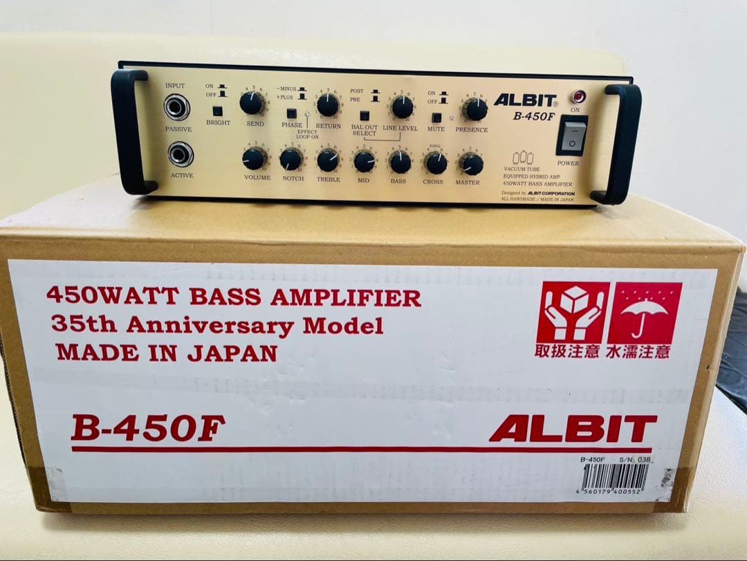 ALBIT B-450F ベース用ヘッドアンプ 箱あり - メルカリ