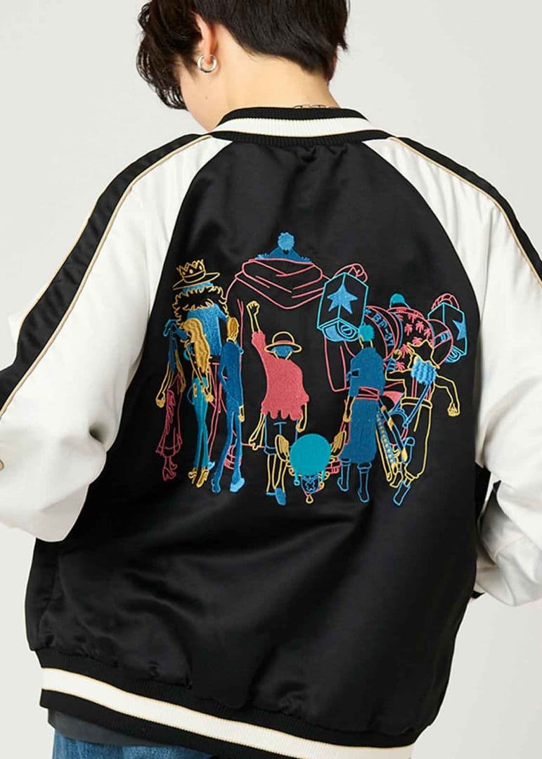 公式終売】ONE PIECE ワンピース 麦わらの一味｜スカジャン XL - メルカリ