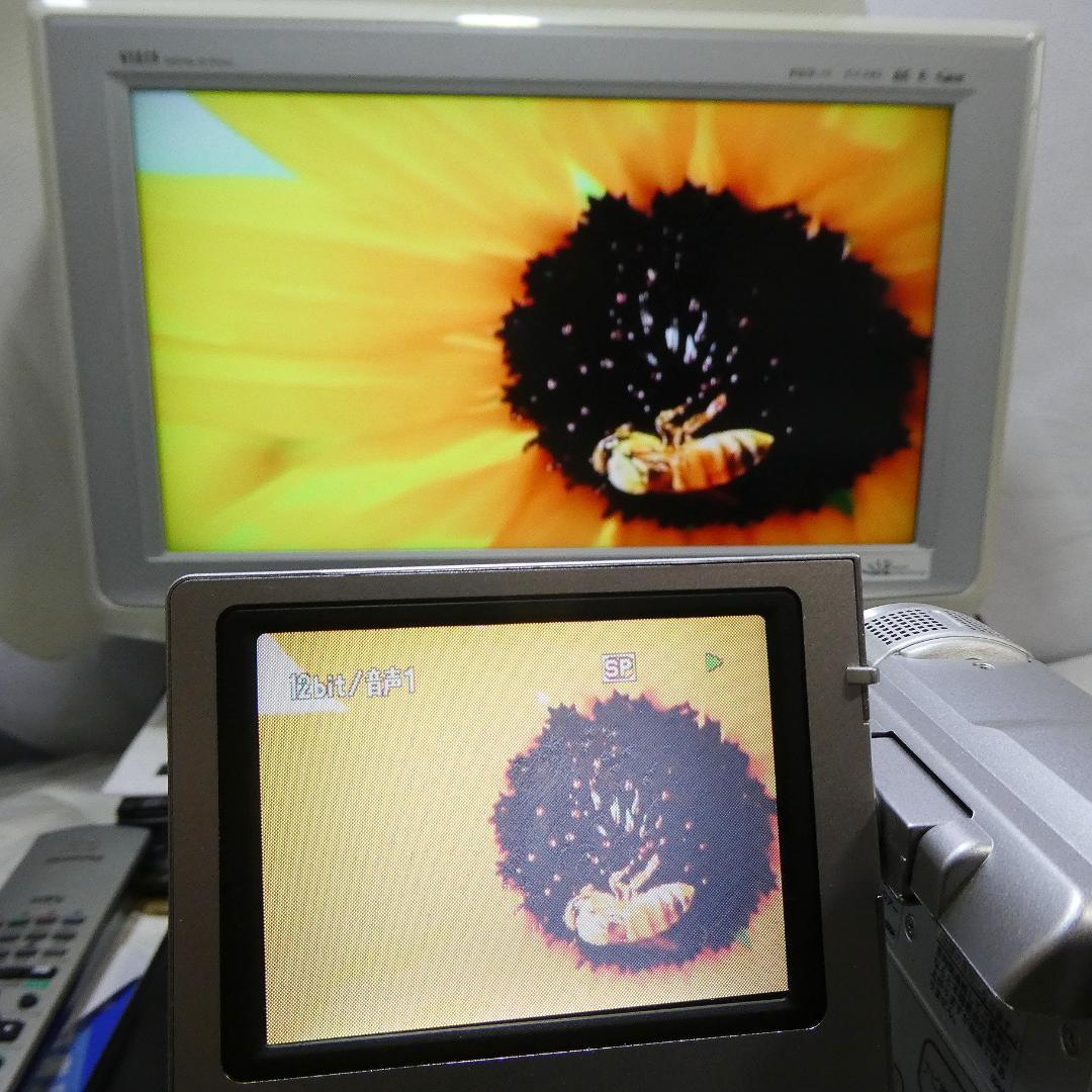 動作品ビクターGR-DX300K MiniDVビデオカメラ DVDダビングに最適