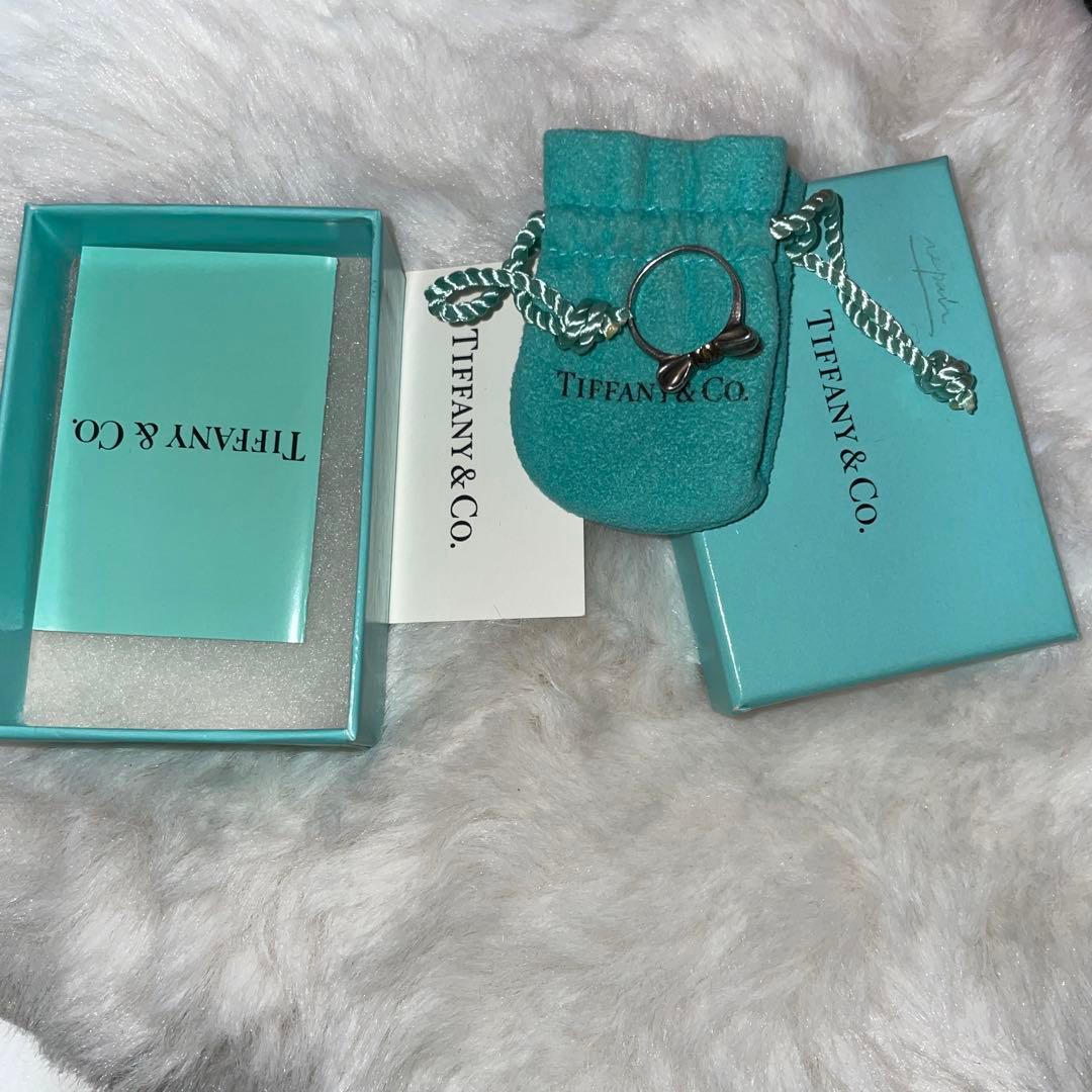 Tiffany & Co. リボンリング 925/750 3.7g サイズ5