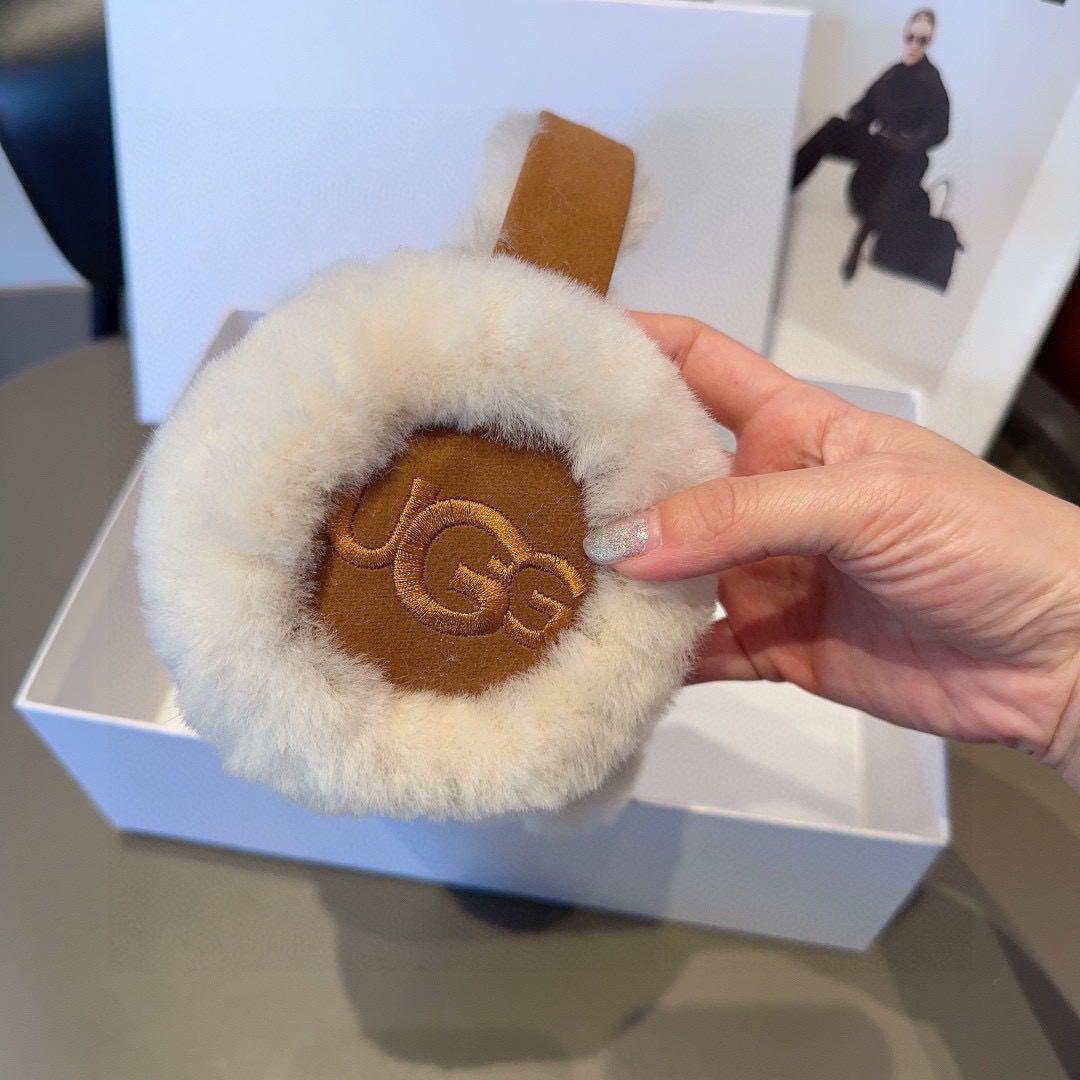 k*ル様 UGG シープスキンイヤーマフ[アグ] 秋冬 耳を保暖 ブラウン 楽天市場】UGG アグ イヤーマフ SHEEPSKIN EMBROIDERY EARMUFF シープ