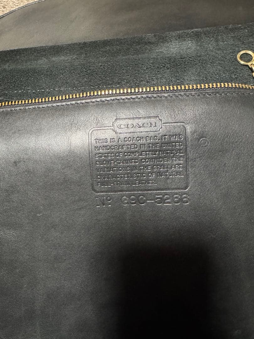 オールドコーチ　OLD COACH　ブリーフケース　黒　madein USA