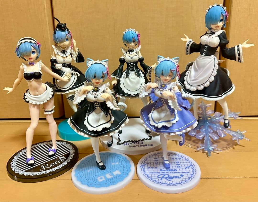 リゼロ レム フィギュア セット売り - メルカリ