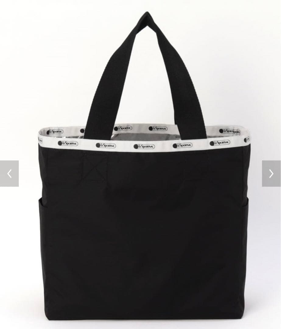 アダムエロペ × レスポートサック リバーシブルトート /シルバー