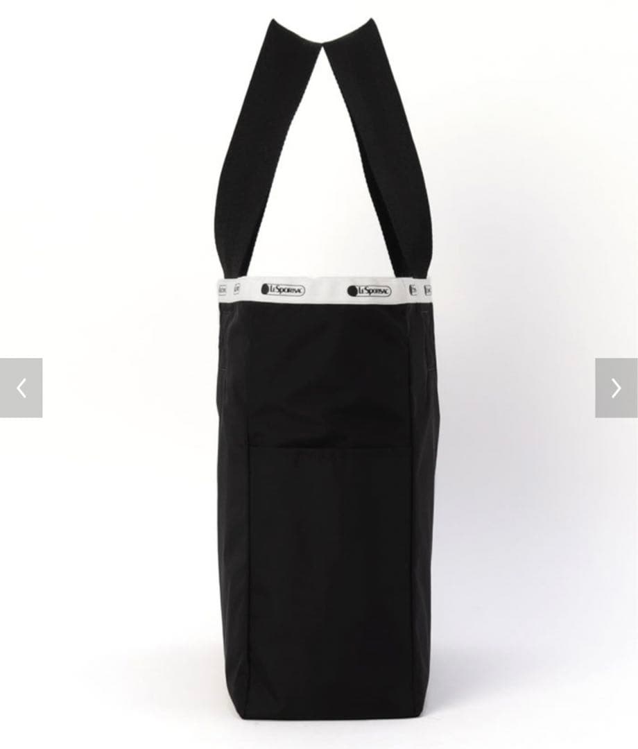 アダムエロペ × レスポートサック リバーシブルトート /シルバー