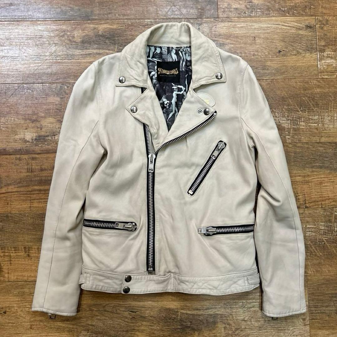 RNA SLANG ダブルライダース ジャケット レザー 羊革 RNA（ライダースジャケット）のフリマアイテム一覧