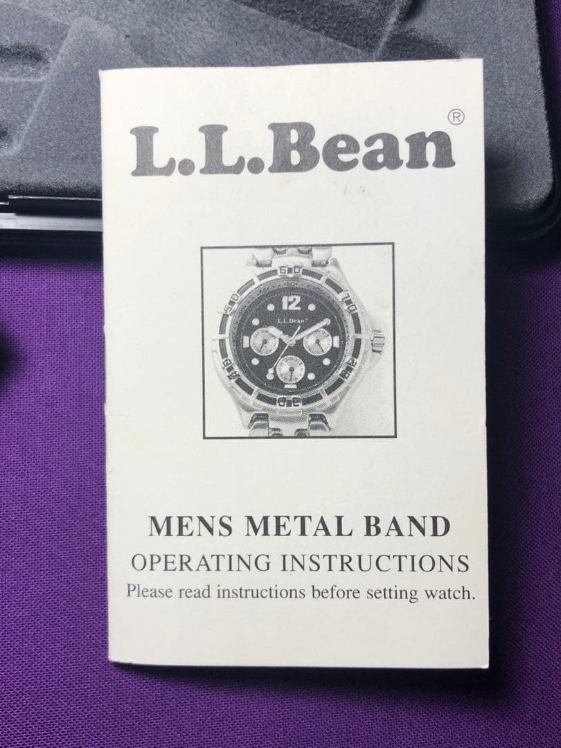 L.L.Bean メンズ クロノグラフ 時計