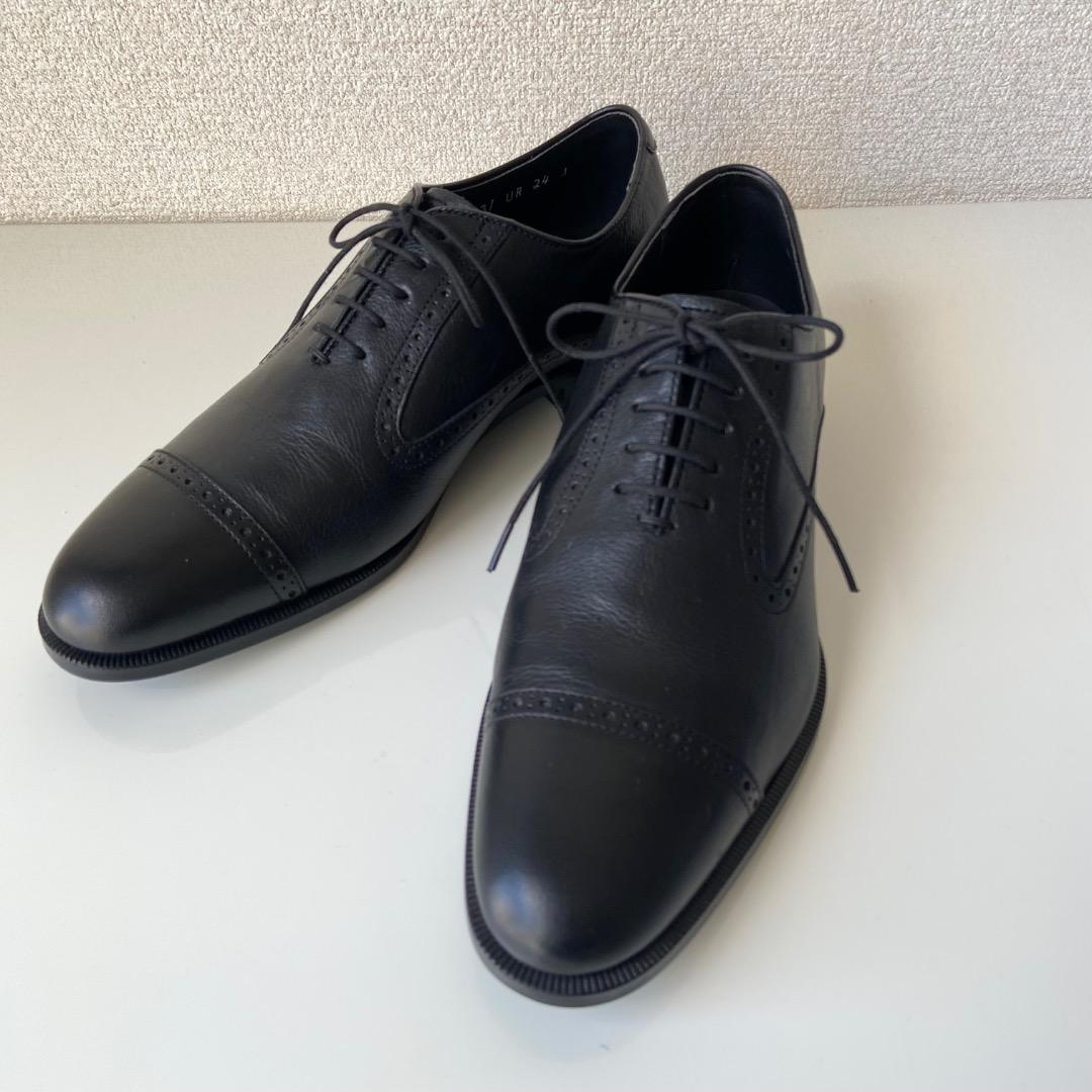 極美品 REGAL パンチドキャップトゥ リーガル ビジネス 24cm 黒 - メルカリ