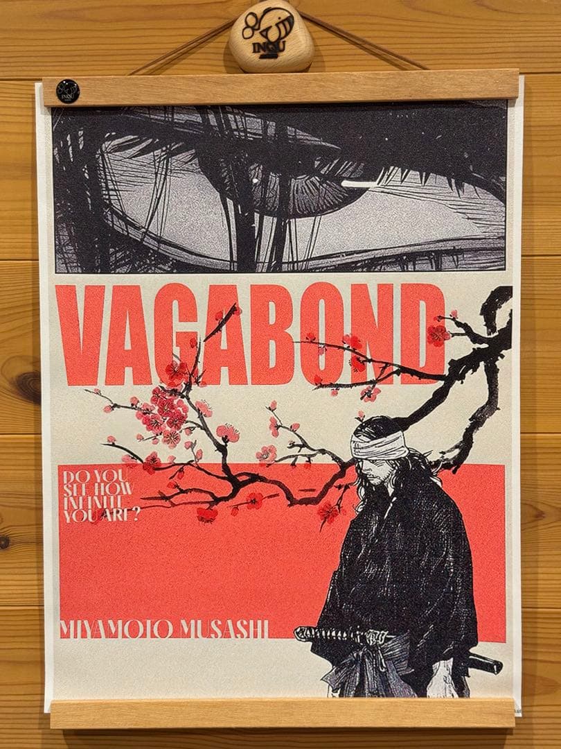 バガボンド キャンバス地ポスター+マグネット式ポスターハンガー