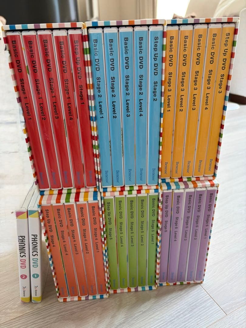 ワールドワイドキッズ stage1-6 &フォニックスdvd 全セット - メルカリ